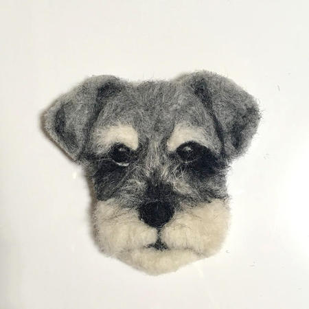 schnauzer brooch